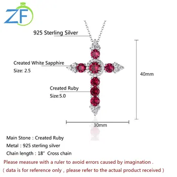 GZ ZONGFA Kvaliteetne Punane gemstone Käsitöö 925 sterling hõbe ripats naiste ehted Rist kaelakee