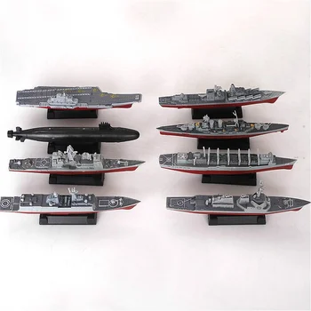 Mudelid, Mänguasjad 4D kokku pandud Lahingulaev DIY lennukikandja Allveelaeva Sõjalaev Laeva 8pcs/palju