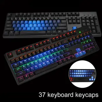 37-Non-slip Isiksuse DIY Värvi Gradient PBT Keycaps Mehaanilise Klaviatuuri Täht Osa Asendamine Võti Caps PC Arvuti
