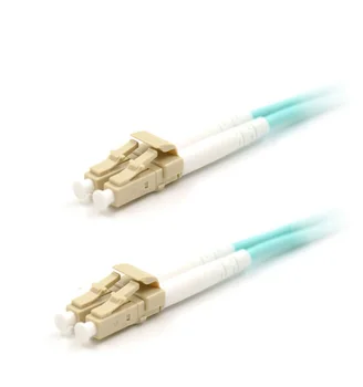 10tk LC/UPC-LC/UPC Duplex 2,0 mm OM3 Fiber Optic Patch Cord, Aqua LSZH Jope 1m 2m 3m 5m Jumper Cable