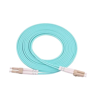10tk LC/UPC-LC/UPC Duplex 2,0 mm OM3 Fiber Optic Patch Cord, Aqua LSZH Jope 1m 2m 3m 5m Jumper Cable