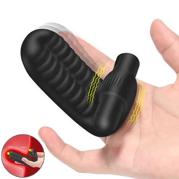Sõrme Varruka Vibraator G-Spot Orgasmi Massaaž Clit Stimuleerida Naine Masturbator Vibraator Lesbi Sugu Mänguasjad, Naiste Täiskasvanud Toode
