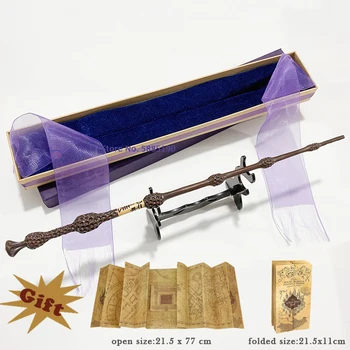 61 Liiki Metallist Core Potteri Magic Wands Komplekt Box ja Kaart Malfoy Voldmort Hermione, Ron Bellatrix McGonagall Maagiline Võlukepp
