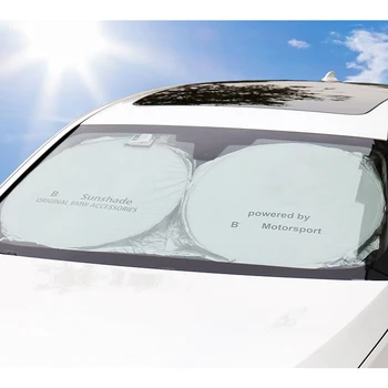 Auto esiklaasi Kaas Toyota TRD Auto Embleem Logo Aknas Päikesevarju Päikesevari Coche Jahutus Päikesevalguse Blokeerida Pime Stiil