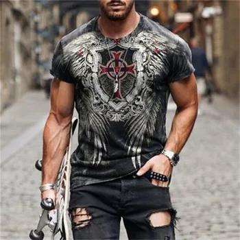 Mehed Naiste Brändi T -särk 3D Trükitud Lühikeste Varrukatega T-särk