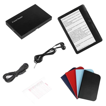 Elektrooniline Paber-Book Reader 7-Tolline TFT Värviline Ekraan, Raamatu Lugeja, Audio-Video, MP3-Mängija Laetav 16GB EU PISTIK