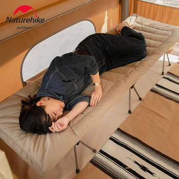 Naturehike Telkimine voodi Ultralight Pehme puuvillane magab padi väljas telkimine telk portable folding madrats Hoiab Sooja