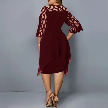 Naiste Kleit Pluss Suurus Suvel Kleidid Daamid Elegantne Silma Varruka Sünnipäeva Kleit Pulm Klubi Varustus 2021 Naiste Rõivad
