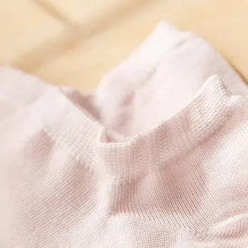 5 Paari Naiste Tõeline Silk Ei Näita Paat Pahkluu Sokid Vabaaja Low Cut Pahkluu Sokk