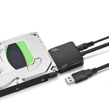 44,5 cm SATA - > USB Adapter ja USB 3.0 Sata 3 Kaabel Converter for 2.5 3.5 HDD SSD Kõvaketas USB-Sata Adapter