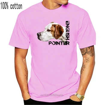Inglise Pointer - koer t-särk top tee projekteerimise - mens naiste lapsed, beebi Vabaaja uhkus t-särk meestele, Unisex Uus Mood tshirt