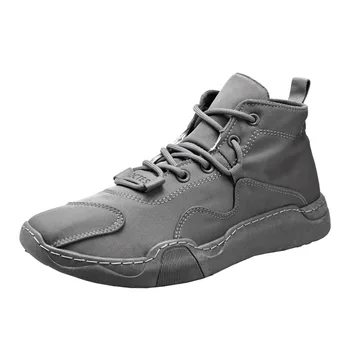 Meeste kingad uued high-top jää siidist riie kingad meeste tossud väljas hingav mugavad spordijalatsid mood vabaaja jalatsid