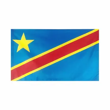 ZXZ tasuta kohaletoimetamine kongo flag banner 90x150cm CON Kongo Rippuvad Riikide lippe Kongo Kodu Kaunistamiseks
