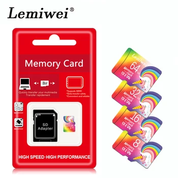 Micro SD Card 8GB 16GB, 32GB Mini SD TF mälukaardi Suur Kiirus kuni C10, Micro sd Mälukaardi 64GB 128GB class 10 cartao de memoria SD kaart