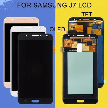 Catteny Samsung Galaxy J7 Disply J7 Lcd Puuteekraani Digitizer Assamblee J700M J700 Display Tasuta Shipping