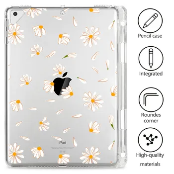 Lille Daisy Case For iPad 7. ja 8. Põlvkonna Kaas Koos Pliiatsi Hoidja iPad Pro 11 12.9 Juhul 2020 iPad Mini 5 Air 2 Õhu 4