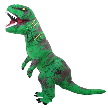 Dropshipping Täispuhutav Dinosaurus Kostüüm Täiskasvanud Lapsed Halloween Kostüümid Naiste T-Rex Cosplay peokleidid Riided Kostüümid