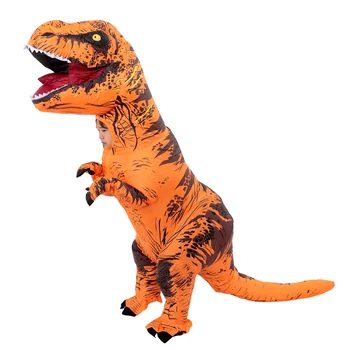 Dropshipping Täispuhutav Dinosaurus Kostüüm Täiskasvanud Lapsed Halloween Kostüümid Naiste T-Rex Cosplay peokleidid Riided Kostüümid
