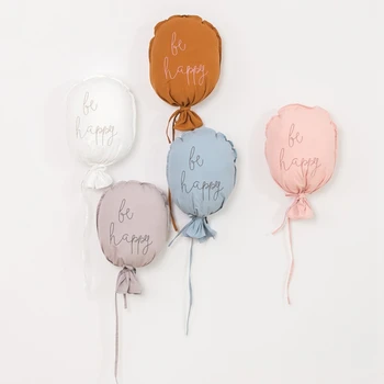 Armas Balloon Seinal Rippuvad Kaunistused Puuvill Kids Room Põhjamaade Stiilis Rippuvad Dekoratsioonid Beebi Magamistuba Teenetemärgi Home Decor
