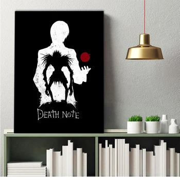 Jaapani Anime Death Note, Plakat, Lõuend Koomiksid Trükised Kodus Seina Kaunistamiseks Maal Elavad Uuringu Tuba, Magamistuba, Laste Tuba