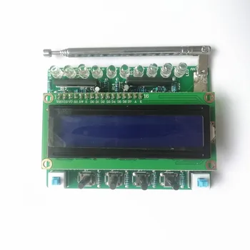51 Ühe-chip Mikroarvuti koos täitetaseme RDA5807 FM Moodul Digitaalne Raadio DIY