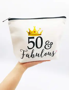 30 40 50 60 & Vapustav Meik Kosmeetika kott Kolmkümmend nelikümmend Viiskümmend kuuskümmend 30. 40. 50. 60. aastat vana kuninganna Sünnipäeva Kingitus kohal