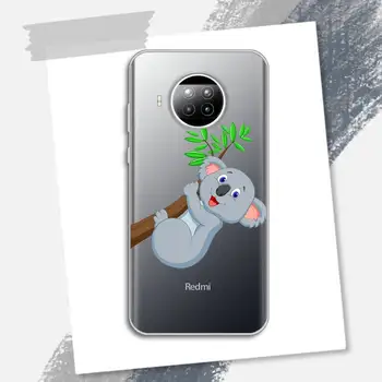 Armas koala karu Loomade cartoon Telefoni Juhul Läbipaistev Xiaomi Redmi lisa 10 t 8 9 pro lite 11