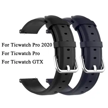 Ehtne Nahk Bänd Ticwatch Pro 3 GPS-i 2020. aasta Rihma Ticwatch Pro 4G/LTE E2 S2 GTX Käepaela Käevõru Watch Tarvikud