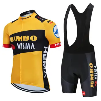 2020 Lote Jumbo visma jalgrattasõit jersey Pro team lotto kvaliteetsed meeste jalgratas maillot suvel mtb kiire kuiv bibshort bike riided