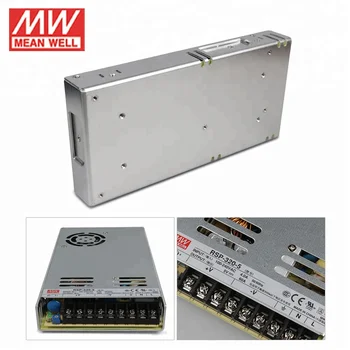 Algne MeanWell RSP-320-5/12 Mode Switching Power Supply PFC;AC100-240V input;5V/12 320W väljund sobib ELI riik