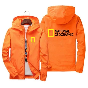 National Geographic Jacket Mens Uuring Ekspeditsiooni Teadlane Top Jacket Mens Fashion Üleriided Naljakas Windbreaker Topp