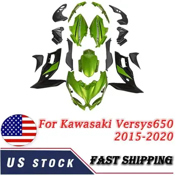 Mootorratta Värvitud Täis Voolundi Kere Süsti Paneel, Kapott Komplekt Kawasaki Versys 650 2016 2017 2018 2019 2020 USA
