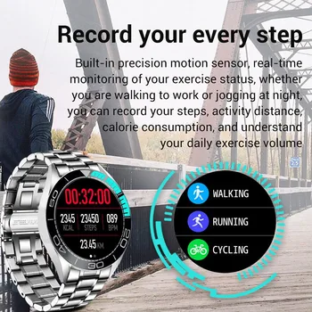 LIGE 2020. aasta Uus Meeste Smart watch Veekindel Sport Südame Löögisagedus, vererõhk Pedometer Smartwatch Magada Teavet Meeldetuletus Kellad