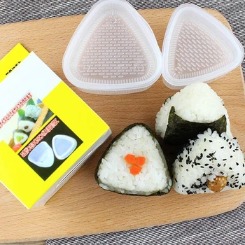 Sushi Hallituse Onigiri Riis Palli Toidu Vajutage Kolmnurkne Sushi Tegija DIY Sushi Hallituse Komplekt 2TK/Set Praktiline Köök Bento Tarvikud