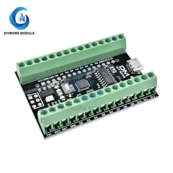 CH340 NANO V3.0 Töötleja Terminal Adapter Expansion Board Kilp Micro-USB-Arduino Jaoks