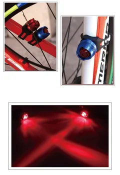 Jalgratta LED Tagumine Tuli Bike Taillight Jalgrattasõit MTB Ohutus Hoiatus Lamp 3 Transpordiliikide Veekindel Kerge Kaasaskantav Aku Stiil