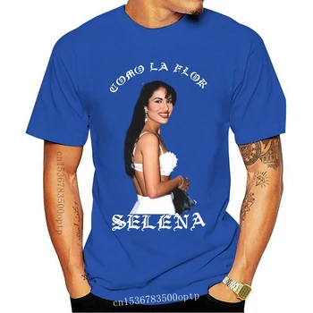 Selena Quintanilla Mens Harv Portree T-Särk Trükitud Tee Särk