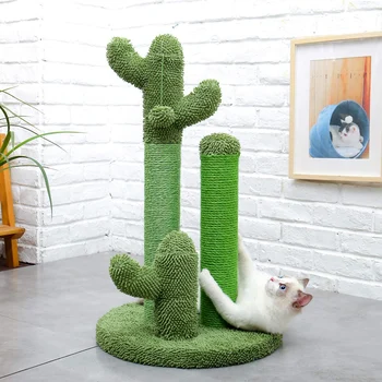 Cactus Kass Kriimustada Post Pole Scratcher Rippuvad Palli Tühjalt Kassipojad Mänguasi