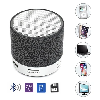 Bluetooth Kõlar Mini Juhtmeta Valjuhääldi Crack LED TF Kaart USB-Subwoofer, Kaasaskantav MP3 Muusika Heli Veerus PC-Mobile Telefon