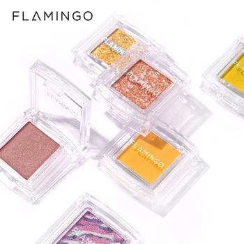 FLAMINGO Ühte Värvi Silma Varju Palett Make-up Läikivad Litrid Matt Pearl Esile Meik Lauvärv Paleti Kosmeetika