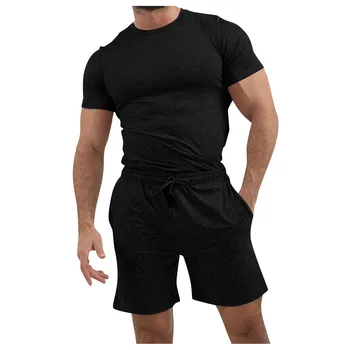 Mehed on Seadnud Suvel Spordirõivad, T-särgid, lühikesed Püksid Teele Sobiks Pluss Suurus Esimene Valik Jõusaal Camisetas Hombre Verano Marca