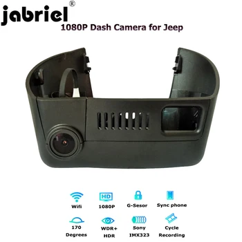 Jabriel Peidetud 1080P wifi car Car dvr Kaamera kriips cam jaoks jeep Grand Cherokee Kompass Renegade Grand Cherokee Ülem Patriot