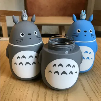 Topelt Kiht Loominguline Totoro Klaasi Vee Pudelid kuumakindel Armas Minu Naaber Totoro Sport Kaasaskantav Reisi Joogi Tassi