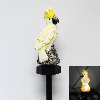 Vaik Papagoi Päikese Jõul Väljas LED Valgustus Veekindel Aia Kaunistamiseks Väljas Lndoor Muru Terrass, Hoovis Aed Statue