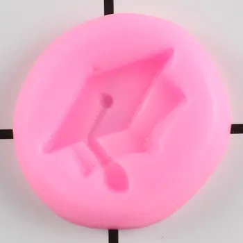 3D Lõpetamist Silikoon Hallituse Müts Cupcake Torukübar Fondant Hallitusseened DIY Pool Kook Dekoreerimiseks Vahendid Candy Savi Šokolaadi Gumpaste Hallitus