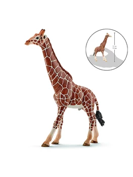 Kvaliteetsed Uued 6.7 tolline Naine Aafrika Kaelkirjak PVC Wild Life Figuriin Mänguasi Arvandmed 14750 Haridus-Wild Life Figuriin Nukk, Mänguasi