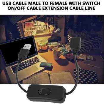 USB-Kaabel Meeste ja Naiste koos SISSE-ja VÄLJALÜLITAMINE Kaabel-pikenduskaabel Line USB Lamp USB Fan Power Line