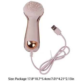 Elektrilised Silikoonist Pintsel Näo USB Nägu Harja Puhastus Veekindel Sonic Vibratsiooni Puhastite Sügavat Pooride Puhastust Naha Massager