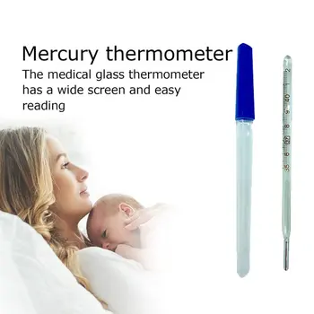 Elavhõbe Klaas Termomeeter Suur Ekraan Kliiniliste Temperatuuri Majapidamises Tervist Jälgib Termomeetrid