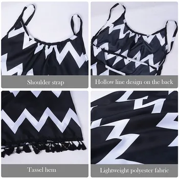 Suvel Moe Naine Varrukateta Mini Kleit Laine Prindi Tutt Rihm Beach Stiil Backless Kleit Pluss Suurus Beachwear Cover-ups